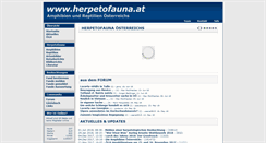 Desktop Screenshot of herpetofauna.at