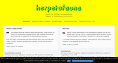 Desktop Screenshot of herpetofauna.de